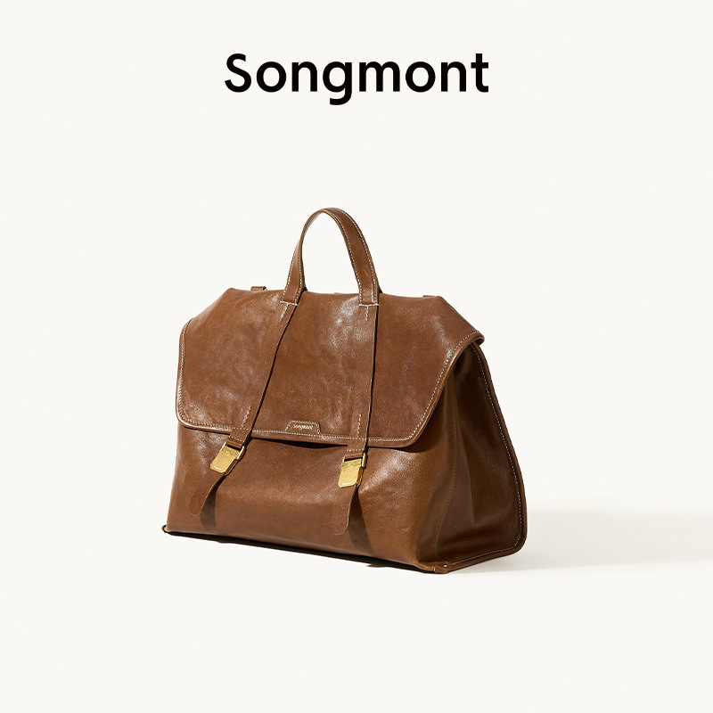Songmont山下有松游历公文包系列双肩包真皮商务通勤大容量托特包|undefined