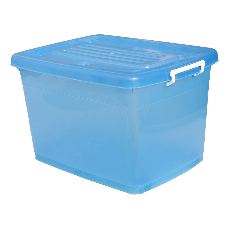 塑料收纳箱桌面加厚透明收纳盒车载储物箱整理箱玩具箱零食盒收纳