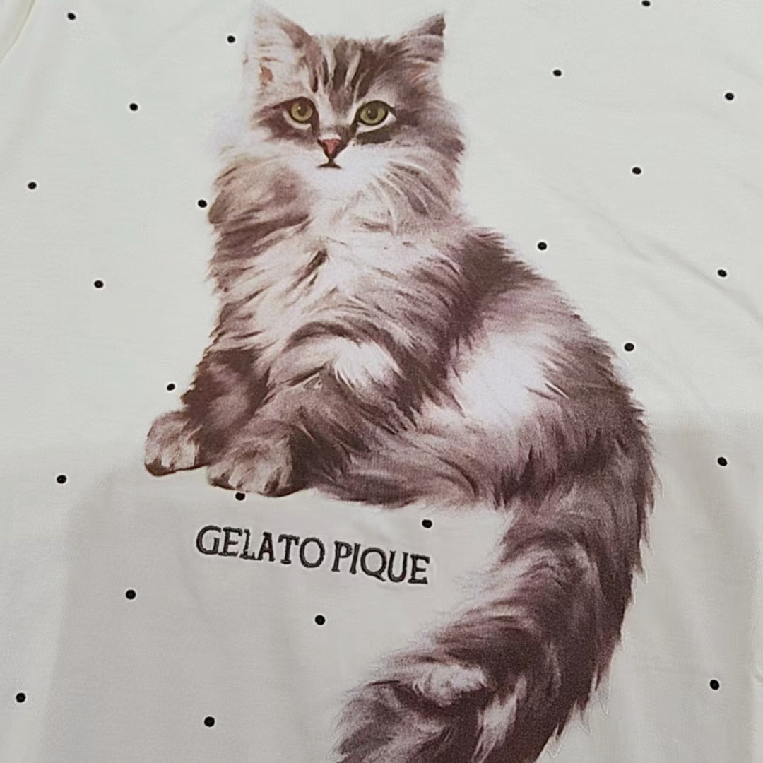 【흰색 바탕에 검은 고양이】