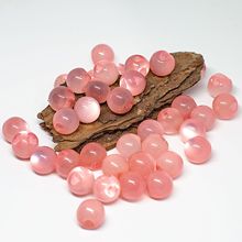 旗袍圆珠扣盘扣复古中国风唐装辅料珠光树脂仿玉石偏孔禅茶服纽扣