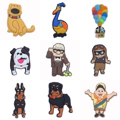 Cross-border e-commerce shoe accessories PVC cartoon flying house global adventure series hole shoe shoe buckle shoe accessories