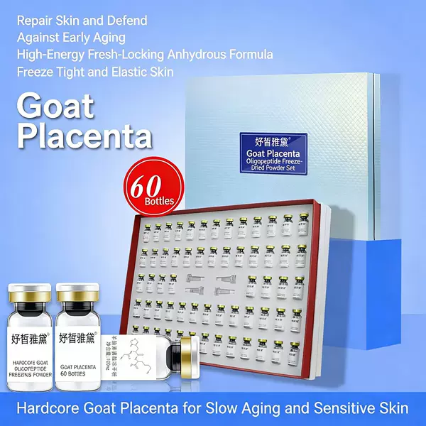 Sheepplacentaextract Powderreducingfin Linessheep Placenta Freeze-Dried Powder Cross-Border