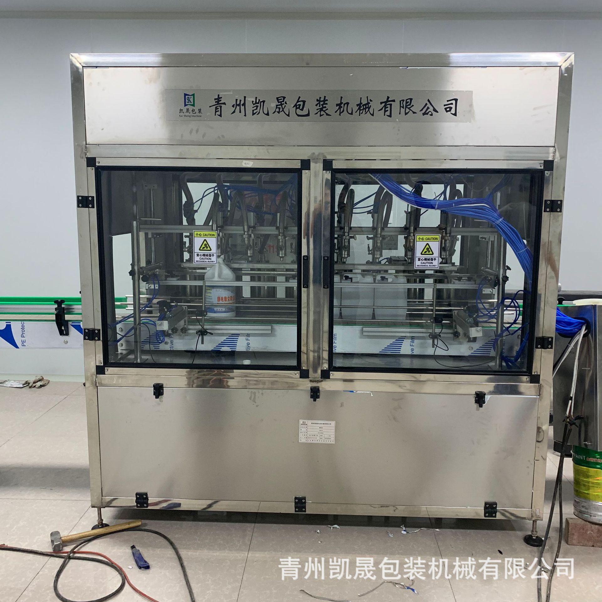 全自动酒精凝胶灌装机 消毒凝胶灌装设备 全自动凝胶洗手液灌装机