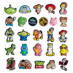 Cross-border e-commerce shoe accessories PVC cartoon hole shoes Toy Story shoe clips shoe decorations