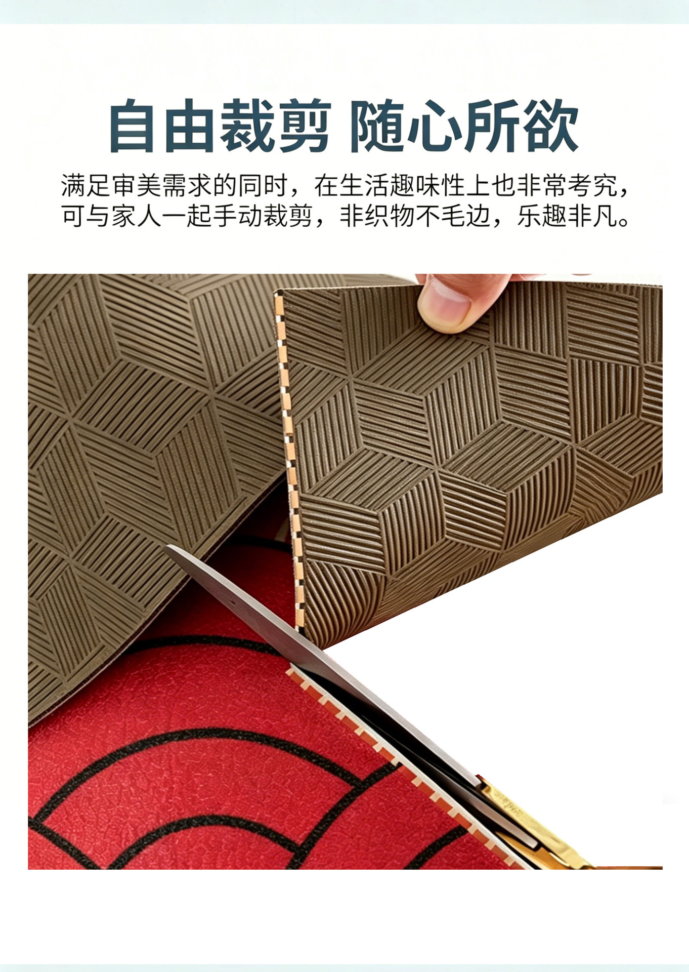 Cartoon Thickened Pvc Wipe-Clean Floor Mat, Waterproof and Urine-Proof Pet Fence Mat, No-Wash Dirt-Resistant Wipeable Dining Mat for Cats and Dogs