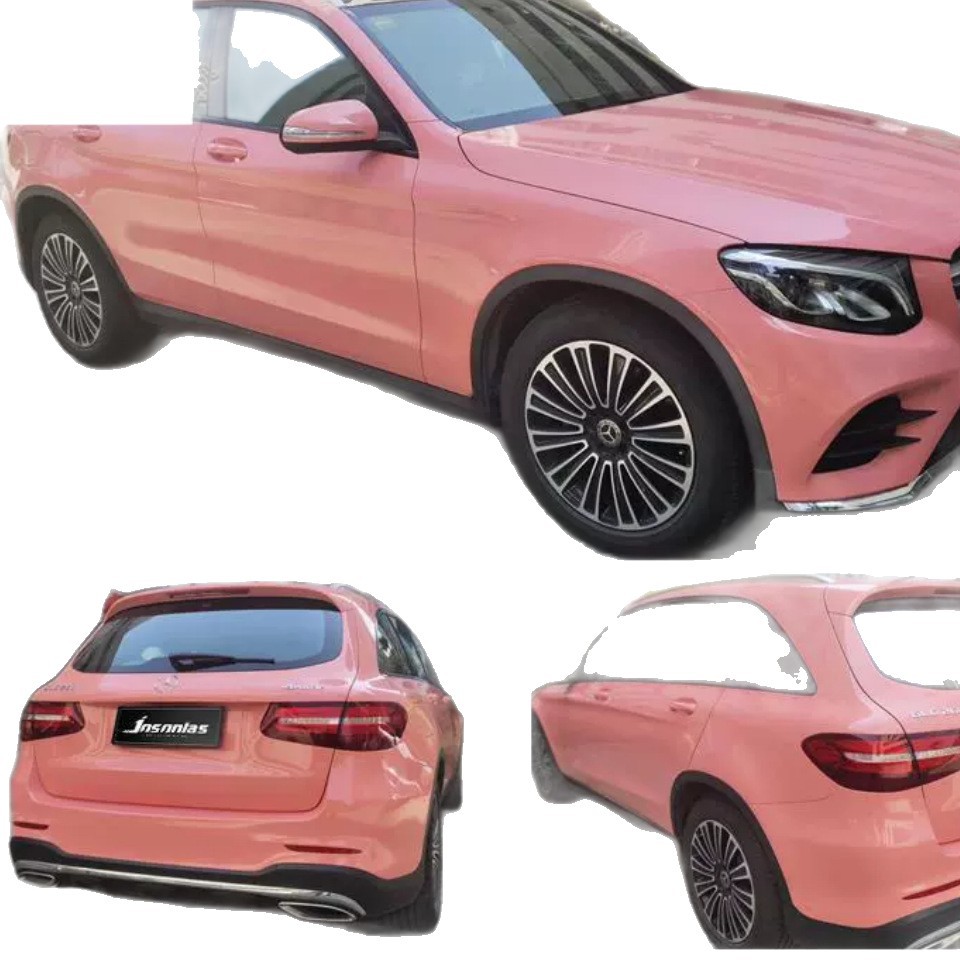 Car Pet Gloss Color-Changing Film, Original Car Paint Protection Film, Full Body Wrap Film, White to Liquid Metal Crystal Series