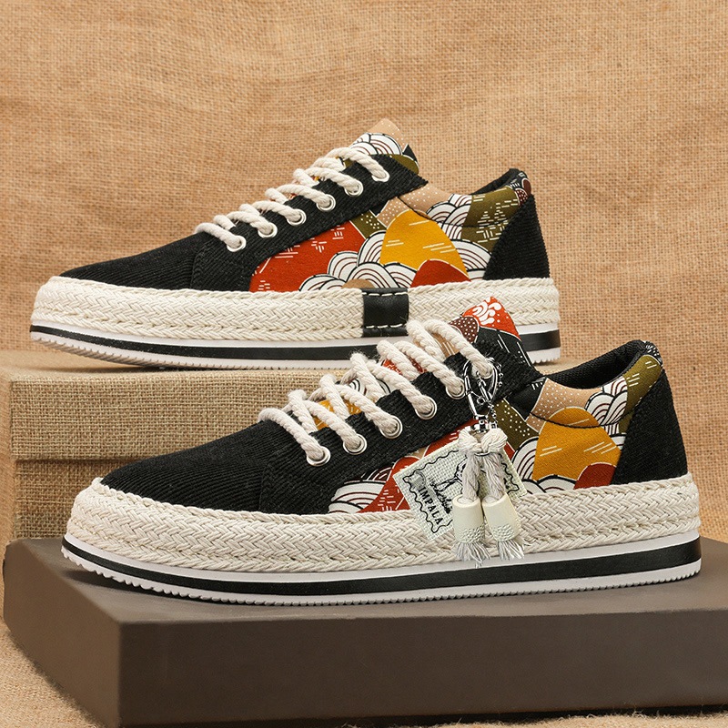 Zapatos de deporte para estudiantes y adolescentes zapatos de moda casuales bajos para hombres zapatos de primavera y verano para hombres 2025 nuevos zapatos de tela de moda para hombres