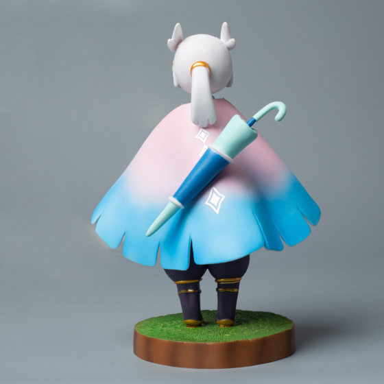 sky Light encounter Doll Doll white bird hand-made decoration mushroom wizard doll model mobile game peripheral toy