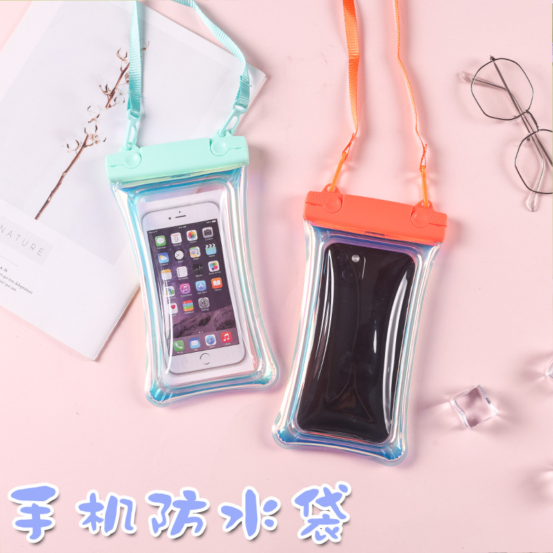 Double-sided waterproof bag for swimming