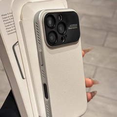 秒变17大视窗适用苹果16手机壳磁吸散热iPhone15素皮14promax硬壳
