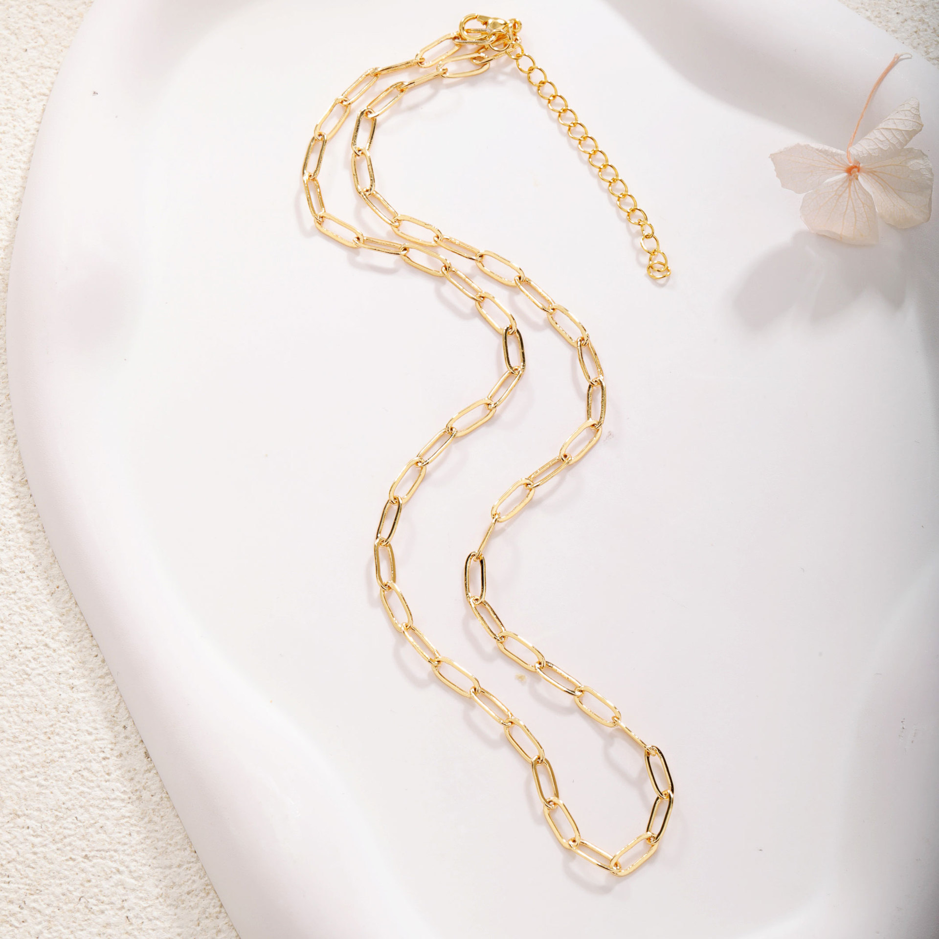 7g Weight Gold Plated Plating Material Necklace Classification Copper Chain Material 1 Piece Quantity Holiday, Daily Occasion Artificial Crystal, Copper Material Water Droplets, Heart Shape Pattern Women's Gender Irregular, Plating Design Sweet Style Sweet Water Droplets Heart Shape Gold Plated Artificial Crystal Copper Wholesale Necklace 3