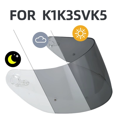 Dəbilqə (Kaska) aksesuarları lens x14 pista v14 - k1-side-opening-transparent-discoloration