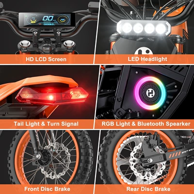 Elektrikli motosikletlər, Electric Motorcycle 4000W Mountain Dirtbike