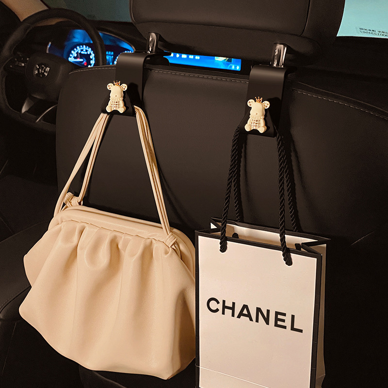 Gancho para coche Gancho para la parte posterior del asiento con gancho para el asiento trasero