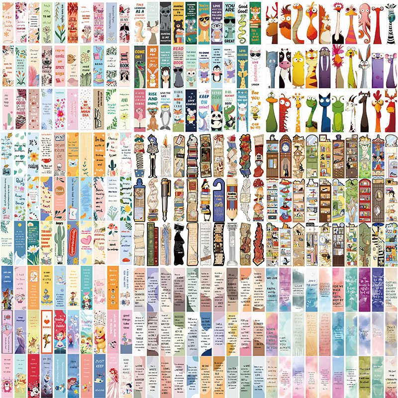One hundred Wenchuang bookmark collection 30 sheets/set of cross-border hot sales according to the item number selection One hundred Wenchuang bookmark collection 30 sheets/set of cross-border hot sales according to the item number selection