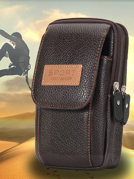 Amazon Explosions Men's Belt Mobile Phone Bag Outdoor Multifunctional Mobile Phone Waist Bag Cross-border Hot Selling Vertical Waist Bag
