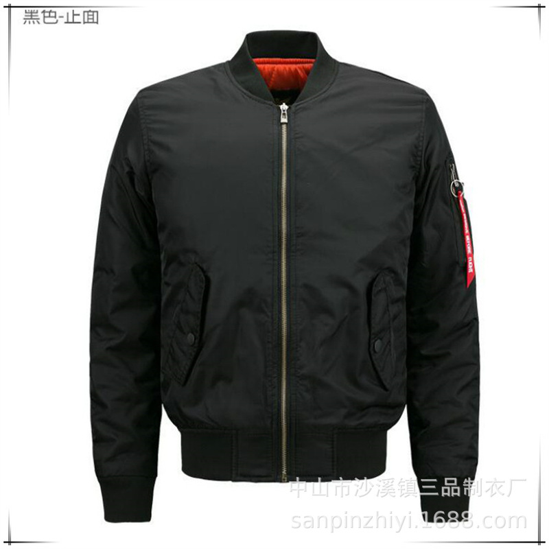 Manufacturer custom-produces spring and autumn trendy brand MA1 flight jackets, men's lightweight aviator jackets Manufacturer custom-produces spring and autumn trendy brand MA1 flight jackets, men's lightweight aviator jackets