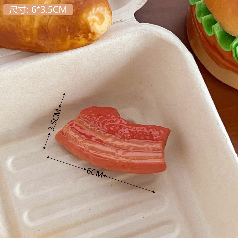 Creativa extraña comida infantil juegan pinzas de cabello comida simulación juegos de cabello de chicas interesantes pinzas de cabello al por mayor