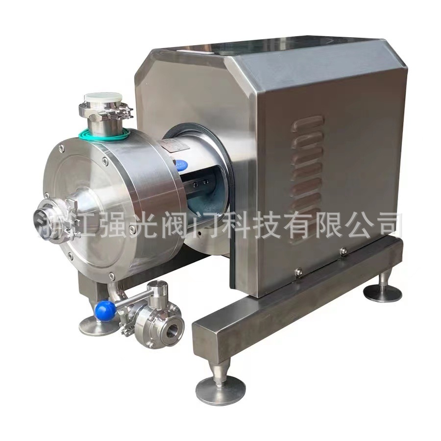 QGRHP-I型卫生级管线式高剪切混合分散乳化泵，单级，三级，均质