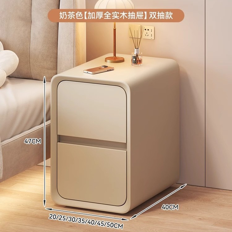 25*40*47cm 밀크티 컬러, 완전 조립 [원목 서랍 + 고양이 발톱 가죽 + 고밀도 보드 프레임]