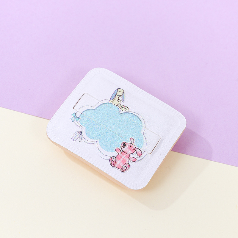 Fábrica de algodón personalizado polvo cuadrado esponja de maquillaje no comer polvo q bala seca y húmeda diseño de logotipo