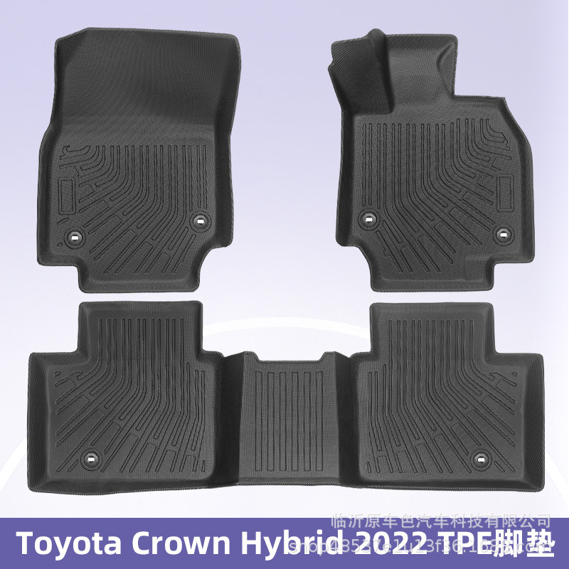 Para TOYOTA Crown Hybrid 2022 3D TPE para todo el tiempo