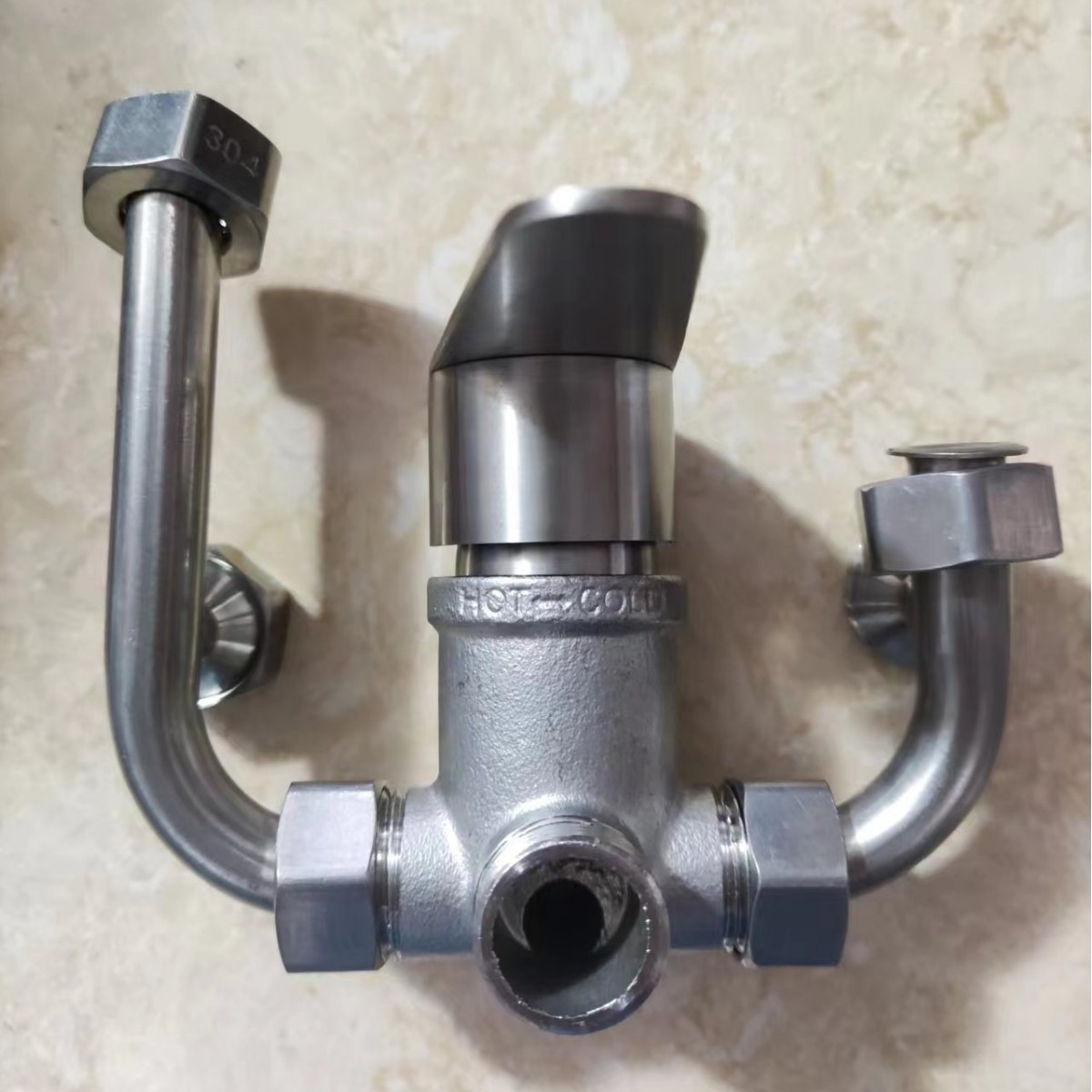 무광택 풀 304 대유량 U자형 밸브