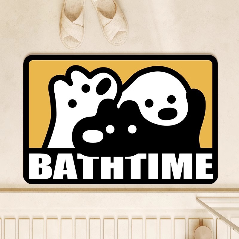 흑백 강아지(노란색)