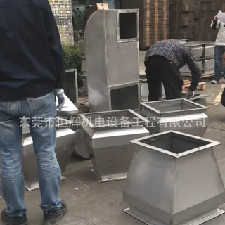 定制加工涂布厂不锈钢风管 车间降温换气 车间排风降温设备