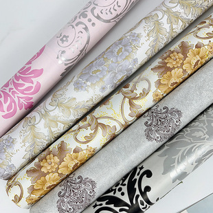 Vintage Wallpaper Self-adhesive Wall Renovation Waterproof European Wallpaper Bedroom Living Room Dining Room Wallpaper Student Dormitory