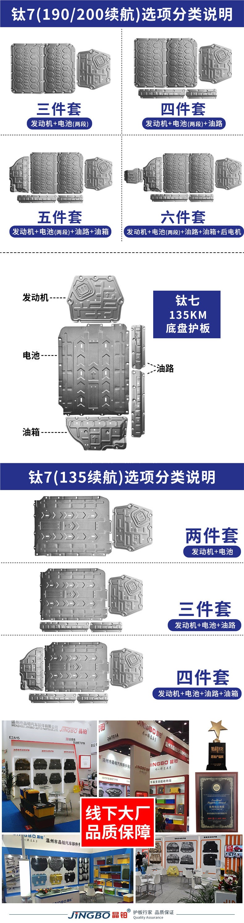 Fang Chengbao Titanium 7 chassis guard, Titanium 7 battery guard, Titanium 7 lower engine guard, original manufacturer for Jingbo