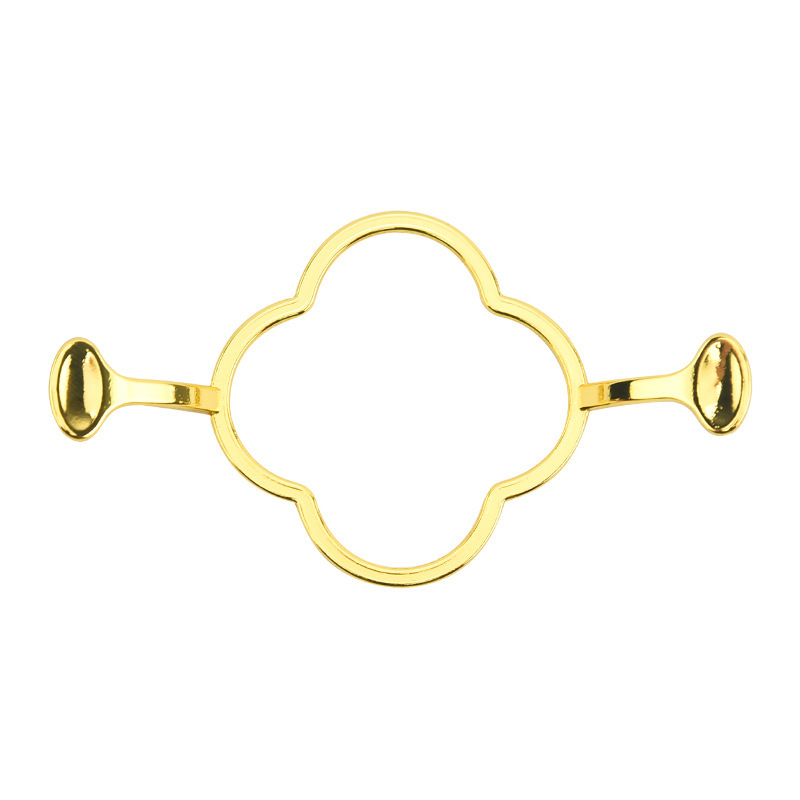 Nuevo sello de cera de pintura al fuego Molde de sellado de cera de metal Fijador de pintura al fuego Forma de flor redonda