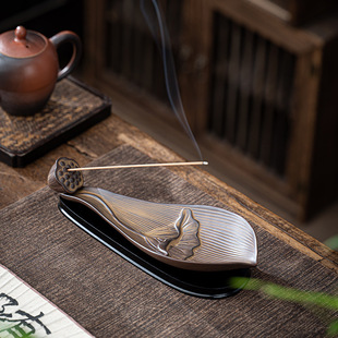 Creative Ceramic Lotus Line Incense Insert Household Sandalwood Line Incense Incense Incense Incense Incense Incense Ornaments for Indoor Study