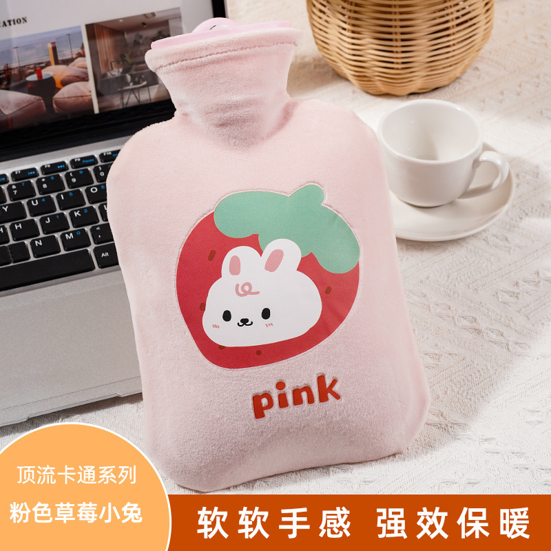 Pink strawberry bunny
