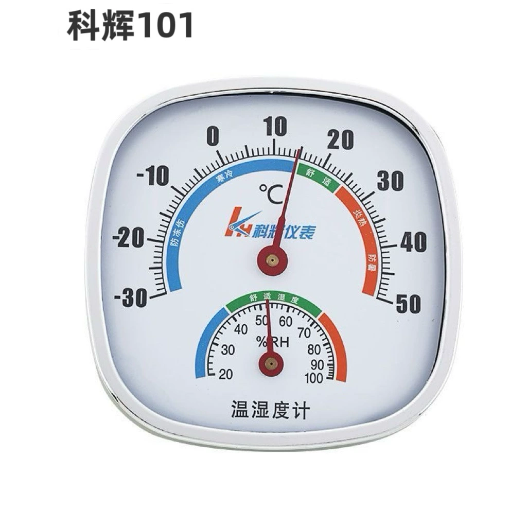 Tianjin Kehui бытовой механический измеритель температуры и влажности для внутреннего использования в теплице, настенный высокоточный сухой и влажный термометр для детской комнаты