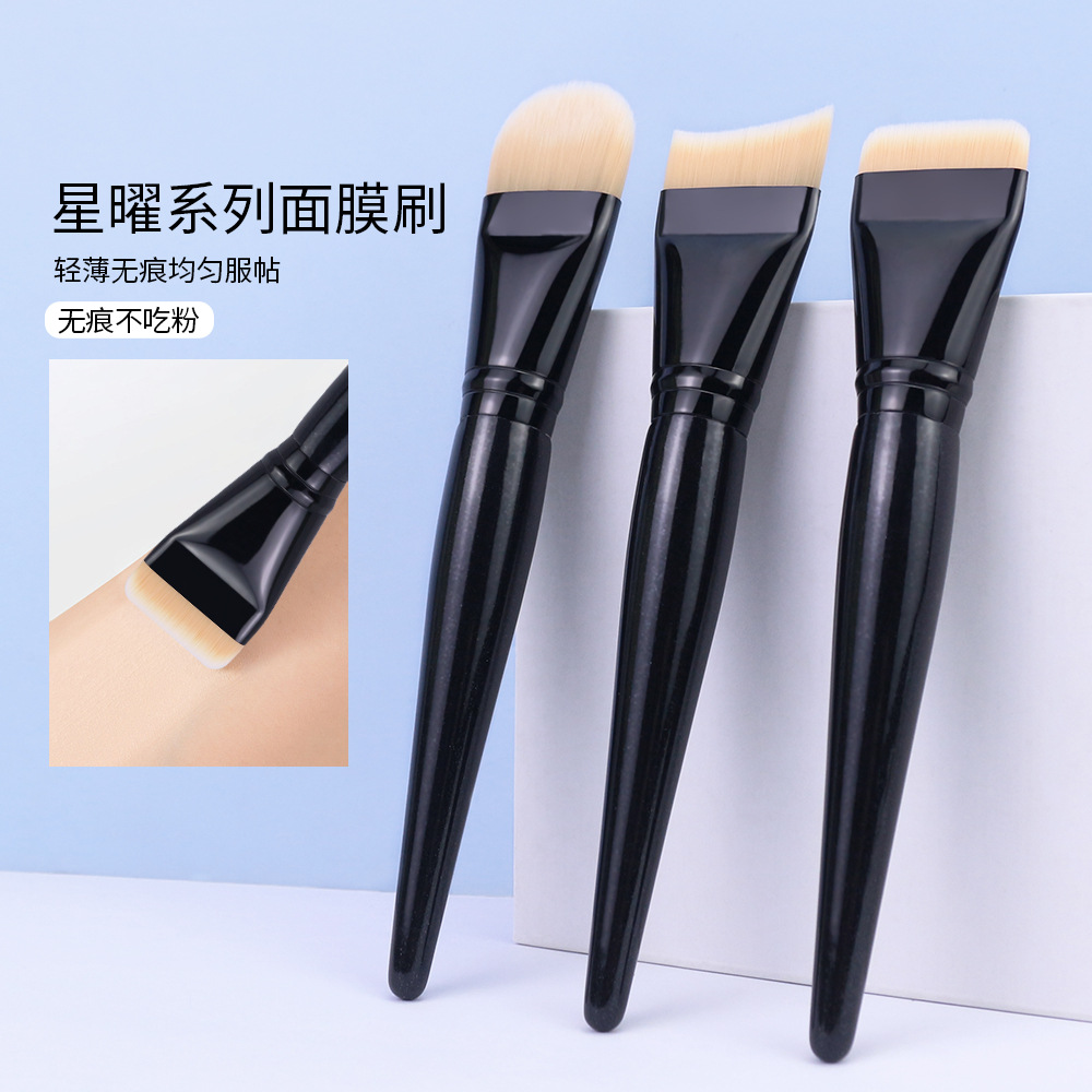 Cepillo de base de media luna Cepillo de base de hoja ultrafina curvada de cabeza plana Cepillo de base de hoja ultrafino sin polvo