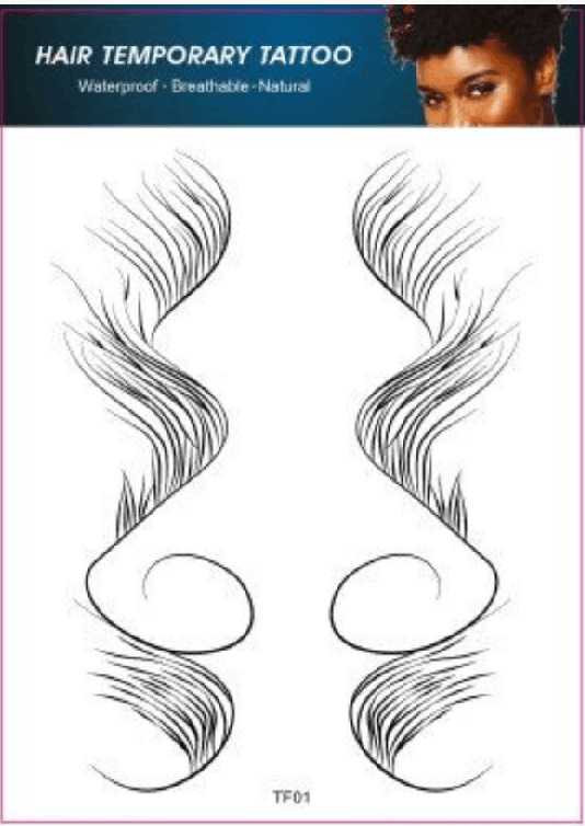 Factory custom wholesale head posting 3d simulation water transfer tattoo natural three-dimensional to map custom tattoo