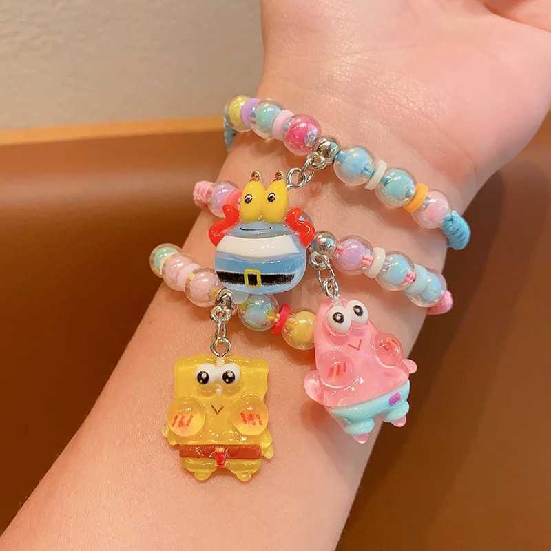 Niña dopamina esponja bebé pulsera Accesorios Niña con cuentas 2023 nuevo niño pulsera exquisita pulsera