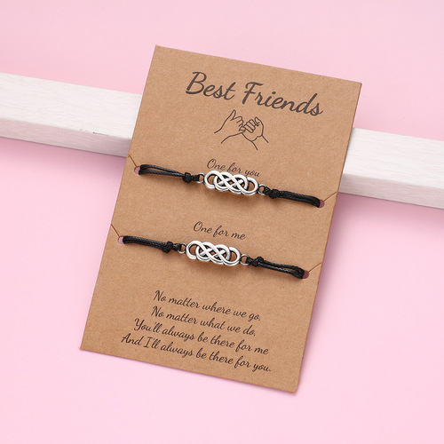 Cross-border best-selling alloy woven bracelet, European and American simple and versatile style, dual-purpose jewelry for men and women, wholesale accessories