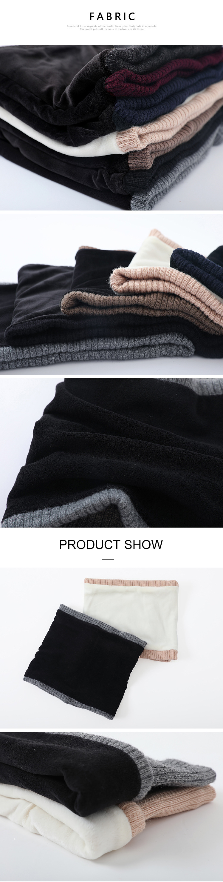 Winter Herren und Damen Gestrickter Samt Verdickter Kälteschutz Outdoor Radfahren Erwachsene Warme Abdeckung Kopf Hals_voghion.com