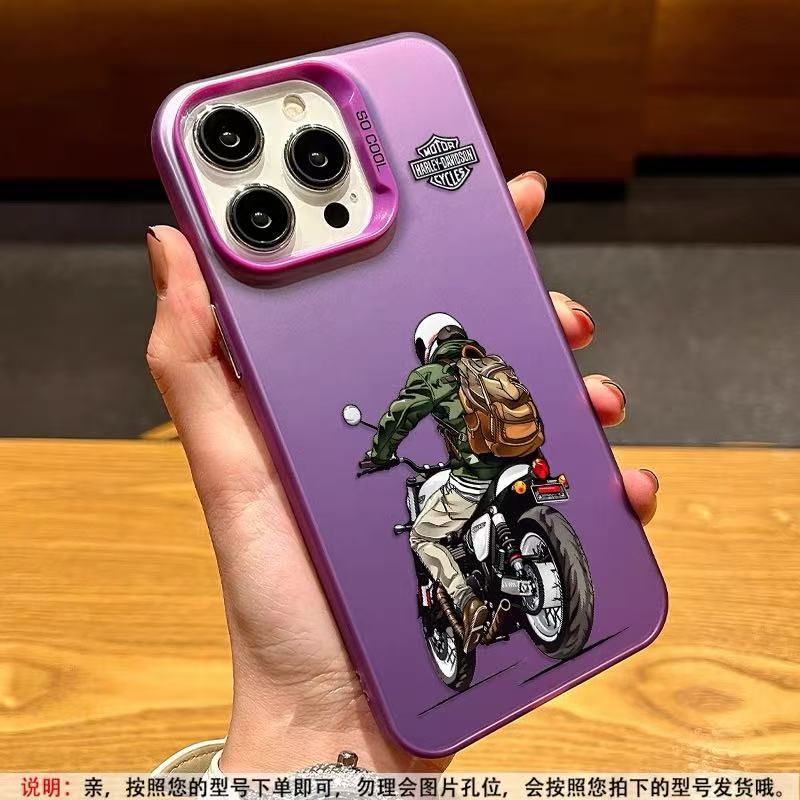 Nuevo chico motociclista para iPhone 16 funda para teléfono móvil Apple 15promax/14 /13pro12 Europa y América 11