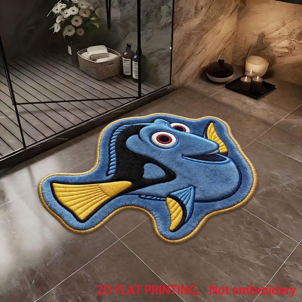 Cross-Border Temu Dropshipping Crystal Velvet Floor Mats for Home Bathroom Entrance, Water-Absorbent Non-Slip Mats, Customizable with Labels