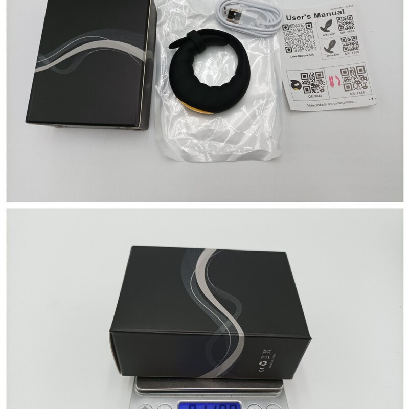 App Lockable Vibrating Massage Ring for Remote Control, Wearable When Going Out, Rechargeable, with Resonance Function App Lockable Vibrating Massage Ring for Remote Control, Wearable When Going Out, Rechargeable, with Resonance Function