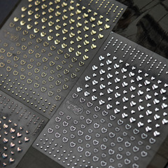 tomoni bronzing nail art stickers Airao cooperation retro nail stickers love stars nail art accessories wholesale