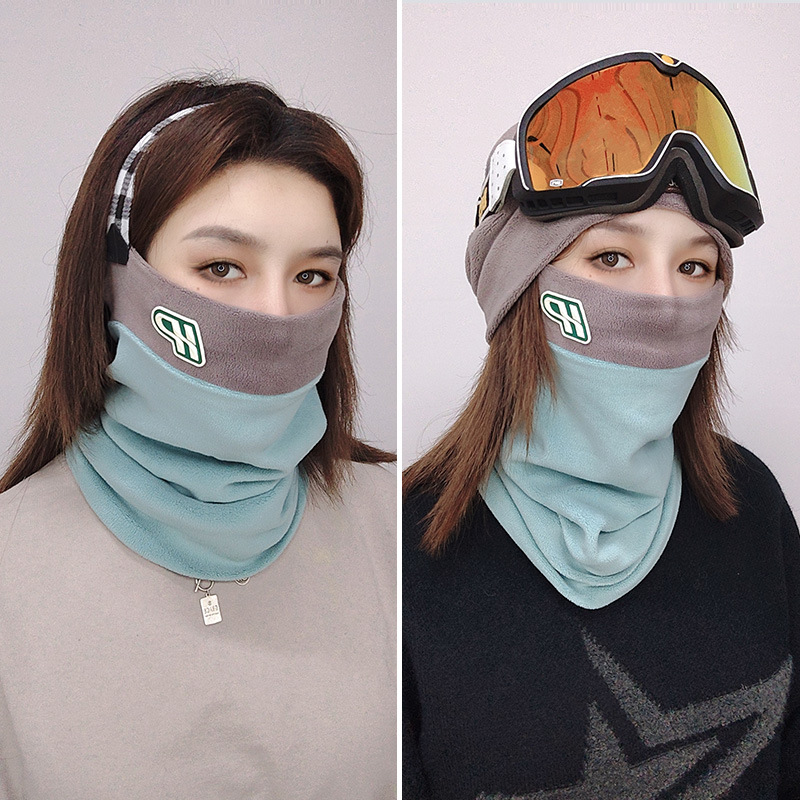 Windproof Mask for Women in Autumn and Winter Outdoor Cycling Thickeneded Warm Neck Protector Multifunctional Cold-Proof Ski Helmet Liner