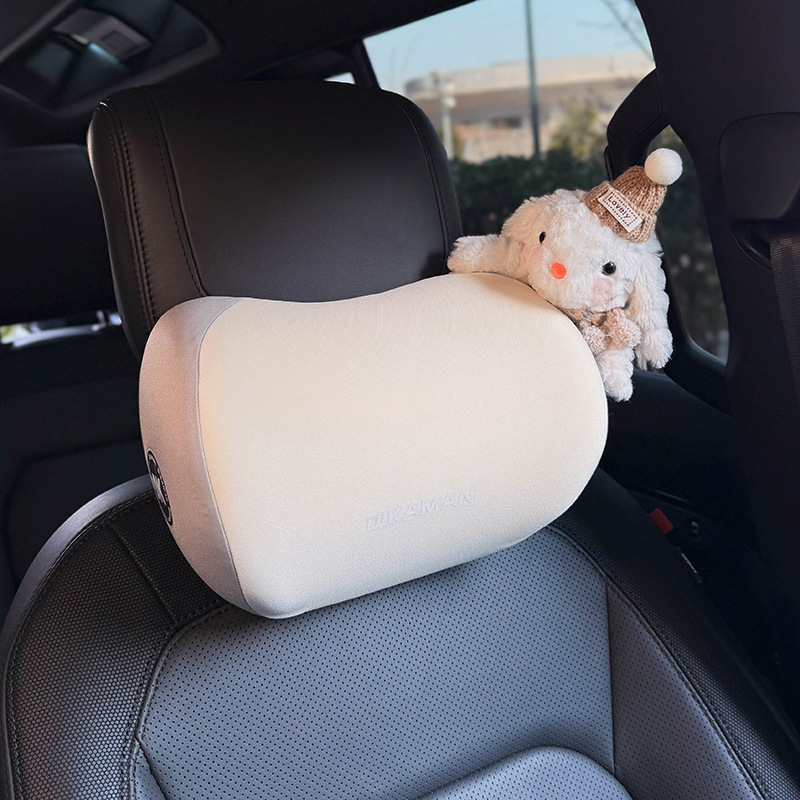 2025 nuevo reposacabezas de automóviles almohada de cuello almohada de asiento de cintura de automóvil adorable creativo algodón de memoria