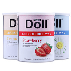 Cross-border dollwax tinplate can 800g hair removal wax treatment particles private parts hair removal beeswax paste whole body