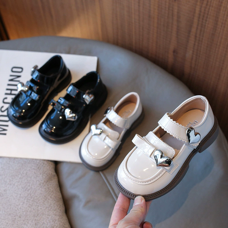 Осень 2023, новая кожаная обувь для девочек, детская обувь принцессы, модная детская обувь, женская обувь для выступлений на мягкой подошве, дропшиппинг