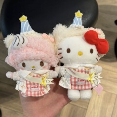 本物の誕生日パーティーハローキティペンダント超かわいいぬいぐるみランドセルキーホルダーペンダントギフト用