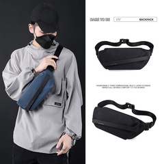 Factory Direct Sale New Trendy Men's Chest Bag Korean Style Waterproof Crossbody Bag Fashion Casual Men's Bag Cross-border Exclusive Supply